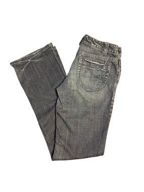 Aeropostale Chelsea Bootcut Jeans in Dark Blue-Gray Wash | 5/6 Regular
